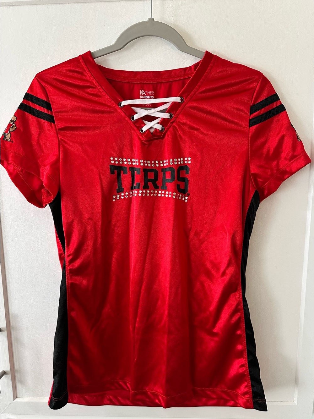 UMD TERPS game day top by KA for Her Knights Apparel - Size Medium